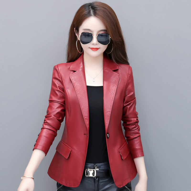 Vegan Leather Blazer Jacket  |  Womens Jackets Jackets Jackets