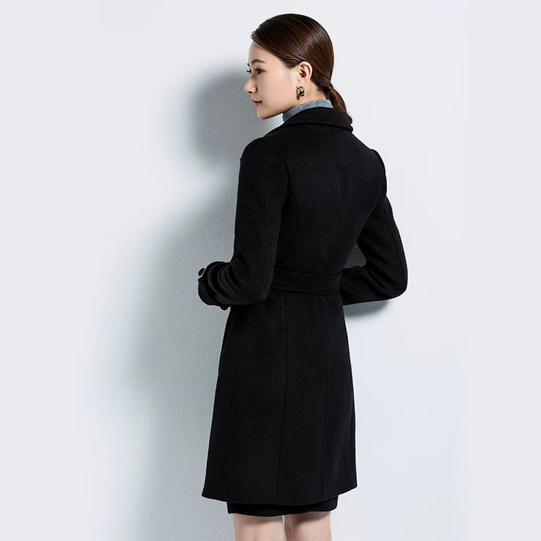 Waistband Coat With Pockets   |  Womens Coats Coats Coats