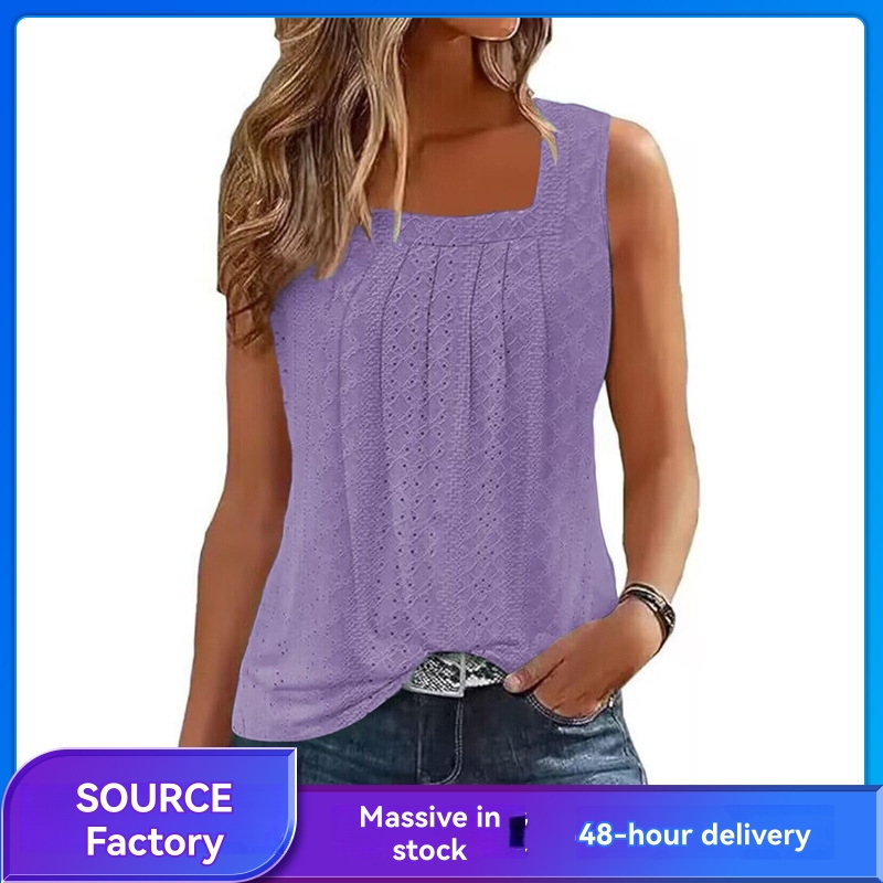 Womens Sleeveless Vest Top With Button  |  Womens Singlets & Tanks Tops Singlets & Tanks